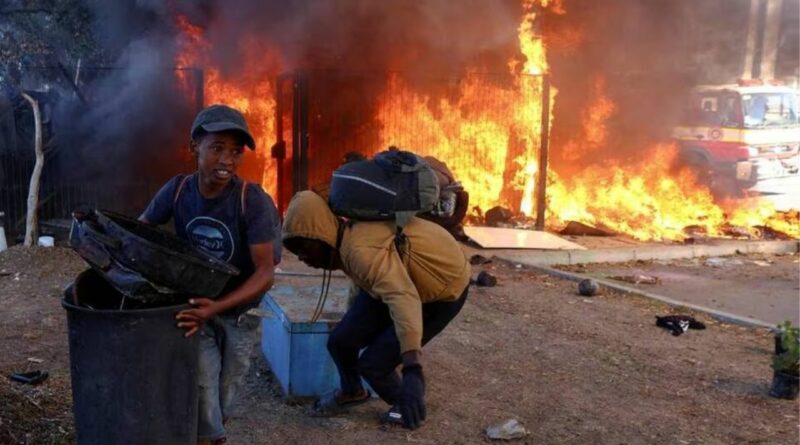 Incendies en Afrique du Sud